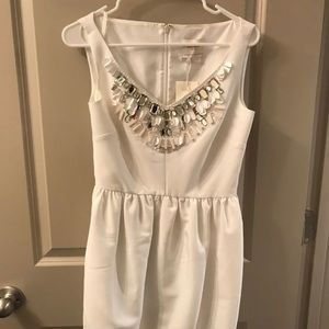 Kate Spade New York White Sequin Dress (Size 2)